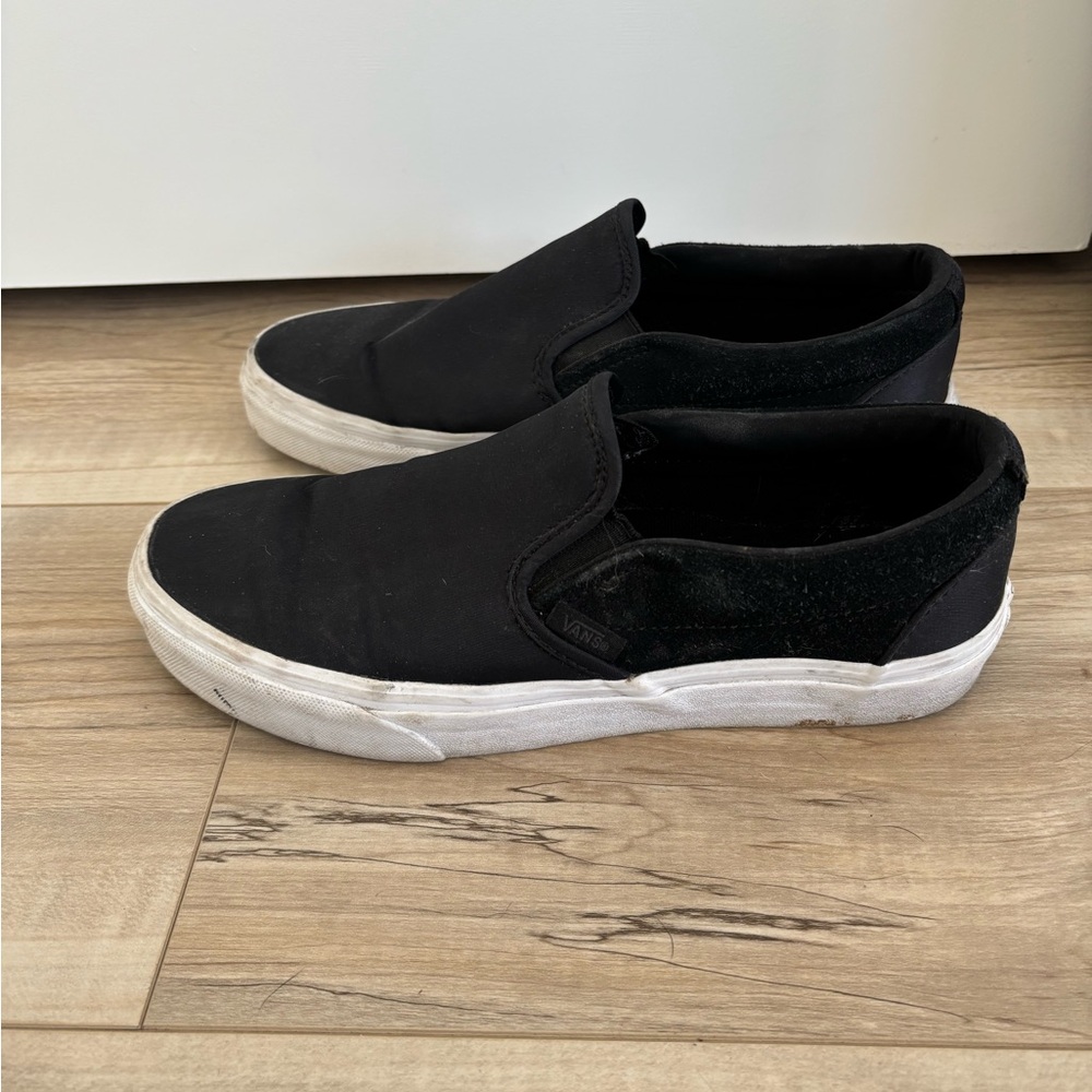 Vans Black Slip-On Shoes